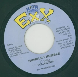 " HUMBLE I HUMBLE." collington. HIGH EXE PRODUCTIONS 7in 1995. - Picture 1 of 2