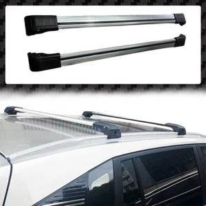 2Pcs Aluminum Roof Rail Rack Cross Bars Crossbar Fit for BMW X3 2018-2023 2024 - Picture 1 of 7