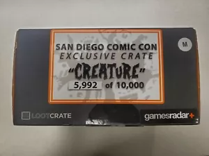 Loot Crate San Diego Comic Con 2015 cassa esclusiva "creatura" taglia media rara - Foto 1 di 3