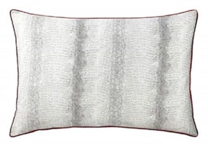DKNY, Standard/Queen Pillow Sham, URBAN SAFARI, Charcoal, Slate, White, Red, NEW - Picture 1 of 4