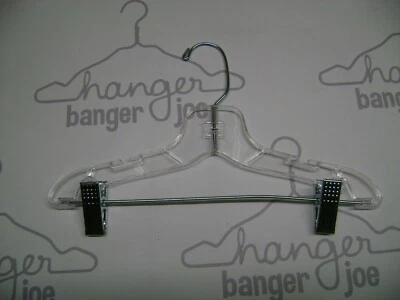 PERCHAS 15" TRAJE DE VESTIR TRANSPARENTE AJUSTABLE PLÁSTICO VENTA AL POR MENOR CONJUNTO 60 Foto 1 de 4