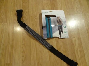 NEW -  EVRIFIT STRETCHY WAIST PACKS  Bags Zip SET OF 2 BLUE AND GREY - Picture 1 of 2