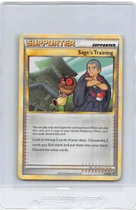 SAGE’S TRAINING 77/90 - NON-Holo - UNCOMMON - HGSS Undaunted - POKEMON Card - NM - Picture 1 of 2
