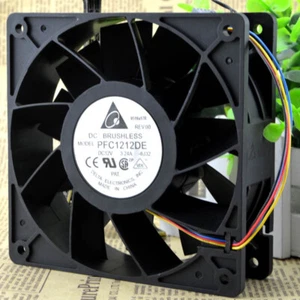 DELTA 12038 12V 3.24A PFC1212DE 12cm PWM Chassis Cooling High Air Volume Fan - Picture 1 of 5