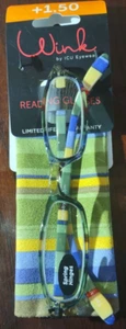 Wink Reading Glasses +1.50 With Case-Brand New-SHIPS N 24 HOURS - Picture 1 of 5