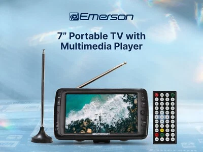 Emerson ET-7000 Portable 7” TV & Digital Multimedia Player with Built in Tuner - Image 1 of 4