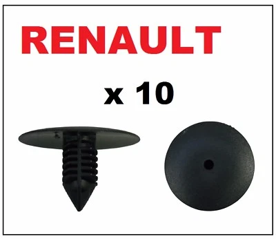 10 x For Renault Wheel Arch Liner Splash Guard Lining Plastic Fir Tree Clips - Image 1 of 3
