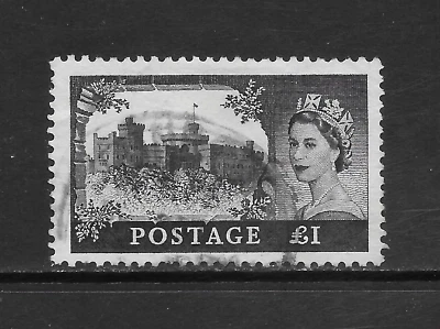 GRAN BRETAÑA SCOTT 312 USADO EN MUY BUEN ESTADO - 1955 1L EDICIÓN NEGRO INTENSO - CASTILLO WINDSOR Foto 1 de 2