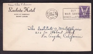 SAINT LOUIS, MO. 1943, LACLEDE HOTEL - Picture 1 of 2