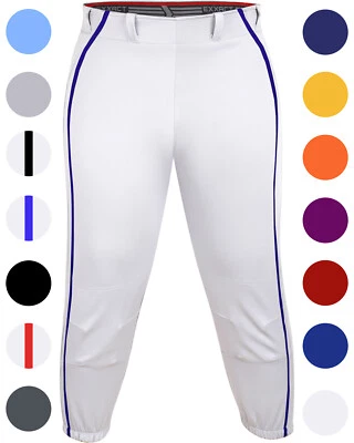 Pantalones de softbol para adultos estilo yoga deportivo exacto para mujer, tela elástica en 4 vías Foto 1 de 4