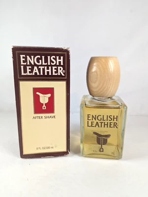 Splash Dab de cuero inglés para después del afeitado nuevo en caja 8 fl oz No. 917 Vintage NOS Foto 1 de 4