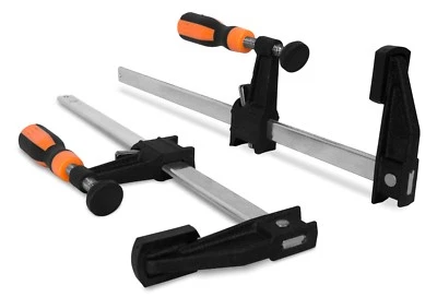 Braçadeiras de barra de aço WEN 10212F2 ajuste rápido 12 polegadas com garganta 2,5" (pacote com dois) - Imagem 1 de 4