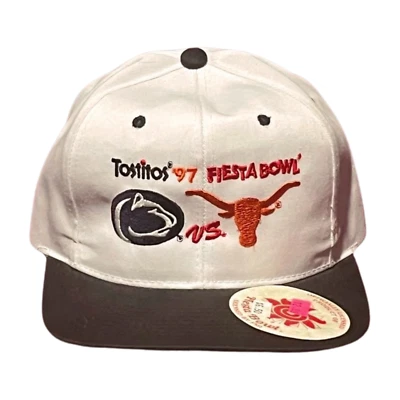 Tostitos Fiesta Bowl Vintage 1997 Texas/Penn State Snapback Hat - Image 1 of 3