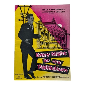 Every Night at the Palladium Vintage Theatre Programme Bruce Forsyth 1960s - Bild 1 von 4