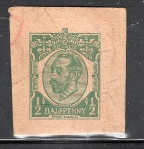 UK GREAT BRITAIN  STAMPS CUT FROM POSTCARD USED   LOT 106CJ - Picture 1 of 1