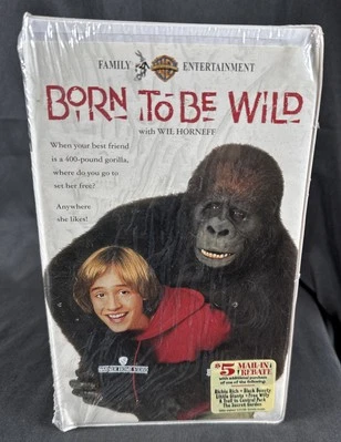 ✨Born to be Wild  VHS Clamshell SEALED Trademark Seal 1995 Vintage NOS ✨ - Image 1 of 4