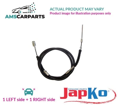 HANDBRAKE CABLE PAIR REAR 131234R JAPKO 2PCS NEW OE REPLACEMENT - Image 1 of 4