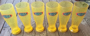 6 NHRA DRAG RACING CUPS GLASSES - Picture 1 of 3