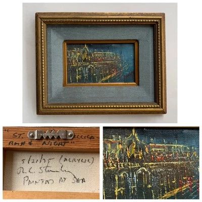 R.C. Pintura Stanley Basílica de San Pedro Ciudad del Vaticano Roma 1975 Artista Listado Foto 1 de 4