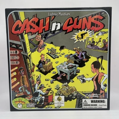 Cash 'n Guns Board Game Repos Production 2011 Ca$h And Gun$ Complete - Image 1 of 4