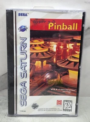Hyper 3-D Pinball for Sega Saturn, 1996 Brand new and Sealed - Image 1 of 3