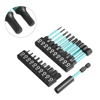 Magnetschraubendreher -Bit 25 Mm Länge 6,35 Mm Schaft 60 Mm Länge Blaue Farbe - Bild 1 von 4