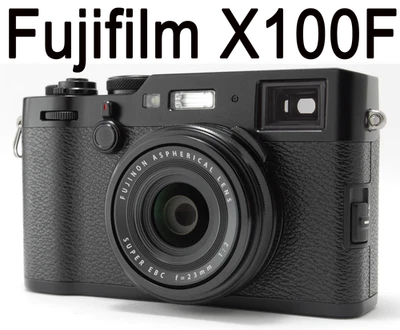 [MINT] Fuji Fujifilm X100F 100 F Black 24.3MP Digital Camera English Language - Image 1 of 4