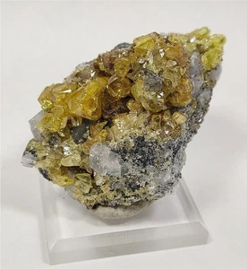 Sphalerite & Calcite, Empire State Zinc Mine #4, 4075' level Balmat, New York - Picture 1 of 4