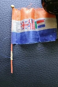 Antique Small South Africa Flag Historic Old - Picture 1 of 5
