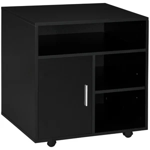 Maximize Office Space: HOMCOM 5-Compartment Multi-Storage Printer Stand - Picture 1 of 9