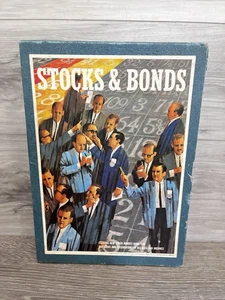 Vintage Stocks and Bonds Board Game 3M Bookshelf Game 1964 Stock Market Invest - Picture 1 of 5
