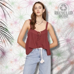 Camiseta sin mangas/top babydoll 100 % algodón XIRENA XS Minka para mujer $189 - Imagen 1 de 7