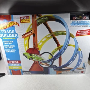 Hot Wheels Sacacorchos Twist Track Set Constructor de Pistas Kit Ilimitado incl. 1 coche Nuevo - Imagen 1 de 15