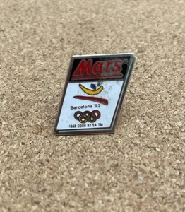 Barcelona Olympics 1992 Mars Advertising Pin Badge - Picture 1 of 2
