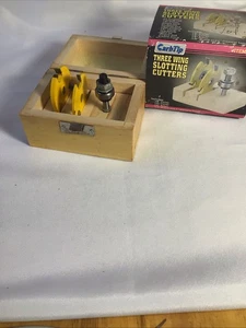 Car tip Three Wing Slotting Cutters In Box - Picture 1 of 13