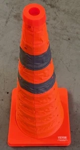 28" Collapsible Traffic Cones - Pack of 4 - Picture 1 of 3