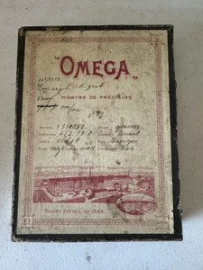 Omega Watch Vintage Box From 1900’s Parts Swiss Made •Super Rare• - Picture 1 of 9