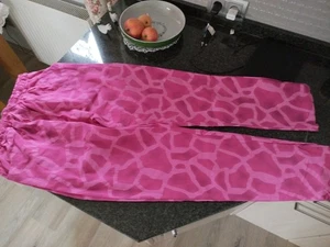 Damenjeans Leggins Stretch Gr 48,50 Jeggins Pink giraffe.43 - 56 Cm.Länge 1,08 - Bild 1 von 5