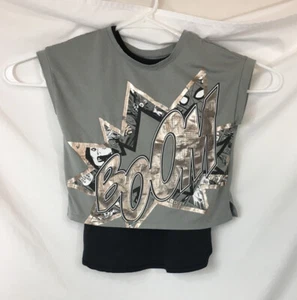 GapFit Marvel Girls Boom Shirt 2 piece Size M - Picture 1 of 4