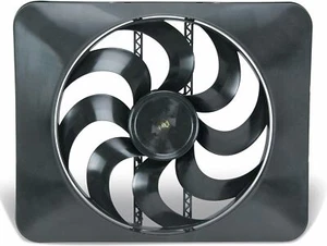 Flex-a-lite 104811 15" Black Magic X-Treme S-Blade Reversible Electric Fan (180) - Picture 1 of 3