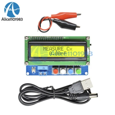 Digital LC100-A  LCD High Precision Inductance Capacitance L/C Meter Tester - Image 1 of 4