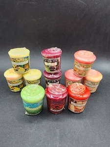11 PCS Vintage Yankee candle votives Cherry Lemonade, Blackberry, Green Grass - Picture 1 of 10