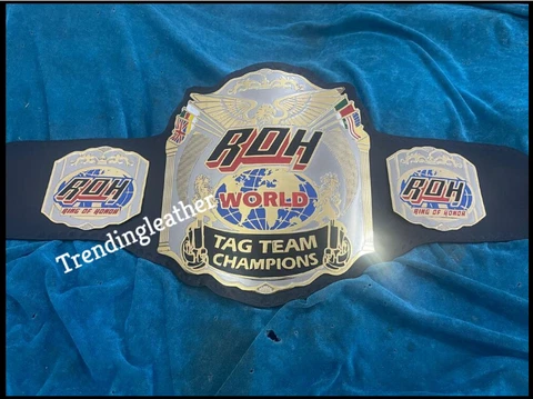 NEW ROH World Tag Team Championship  belt Adult Size Cover