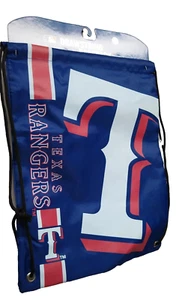 MLB TEXAS RANGERS MOCHILA CON CORDÓN BOLSA DE LAVANDERÍA CAMPAMENTO PLAYA - Imagen 1 de 1