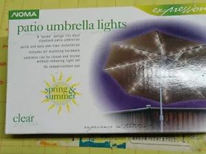 NOMA Terrassenschirm Lichter Expressions 8-Speichen-Design brandneu im Karton - Bild 1 von 10