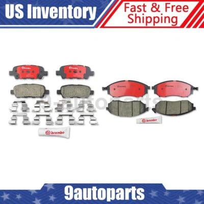 Juego de pastillas de freno de disco cerámicas delanteras traseras Brembo OE para Infiniti Ex35 2008-2010 tracción trasera Foto 1 de 3