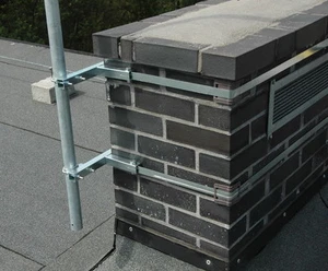 Schornsteinhalter Kaminhalter Schornstein Masthalter LTE 5m - Bild 1 von 5