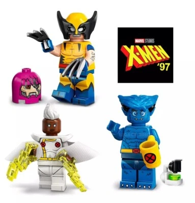 LEGO X-Men '97 Wolverine, Storm & Beast Set Marvel Series 2 Minifigure CMF 71039 - Image 1 of 4