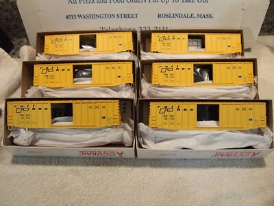 ACCURAIL RAILBOX 50' POSTE EXTERIOR TTX AMARILLO 50 ft CAJA VAGONES TODOS DIFERENTES #'S Foto 1 de 4