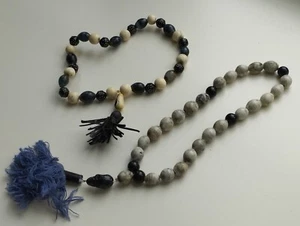 Vintage Gefängniskunst handgefertigter Rosenkranz 2 Stck. SELTEN UdSSR - Bild 1 von 16
